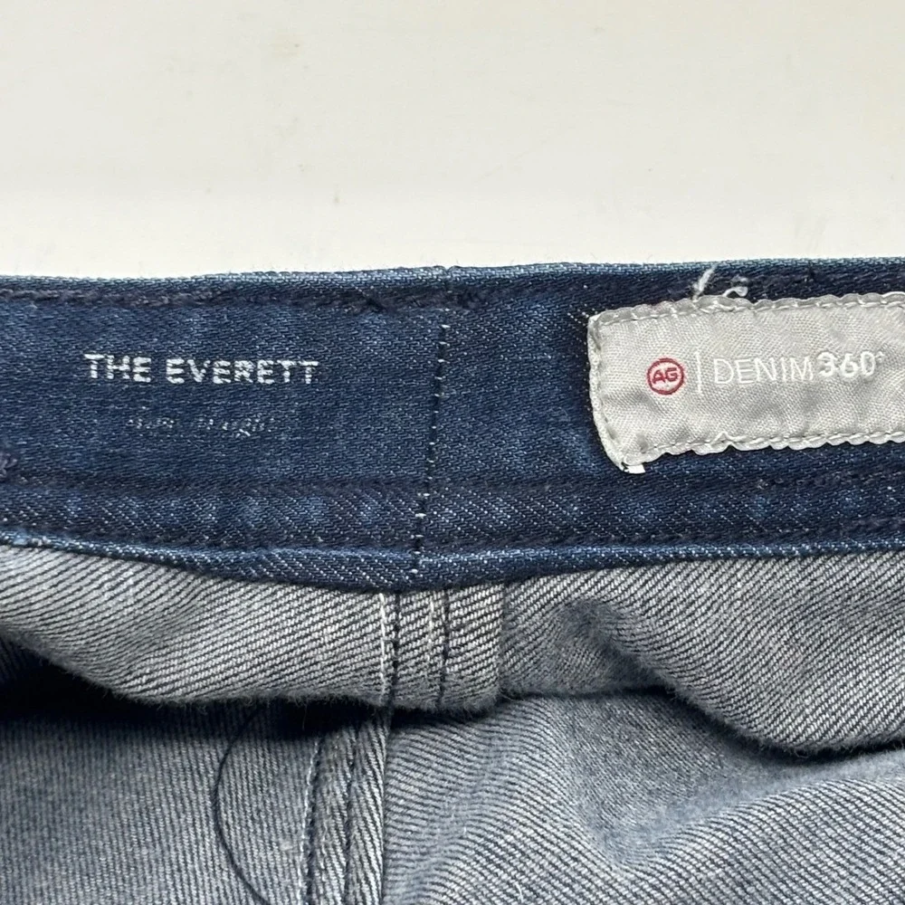 AG Adriano Goldschmied Everett Denim 360 Jeans 36x34 (33L) Sequoia Dark Tapered